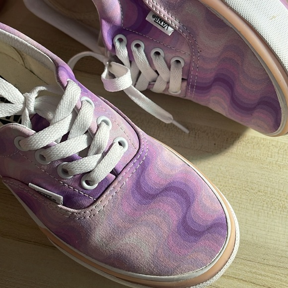 Rare Platform vans lilac purple pink wave stacked sneakers - Picture 2 of 8